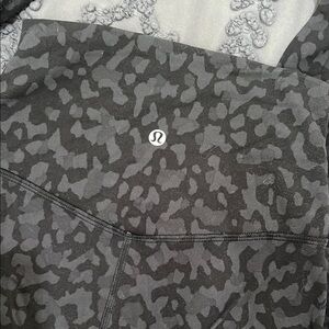 Lululemon Black Patterned Leggings